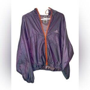 Adidas Purple Windbreaker Jacket